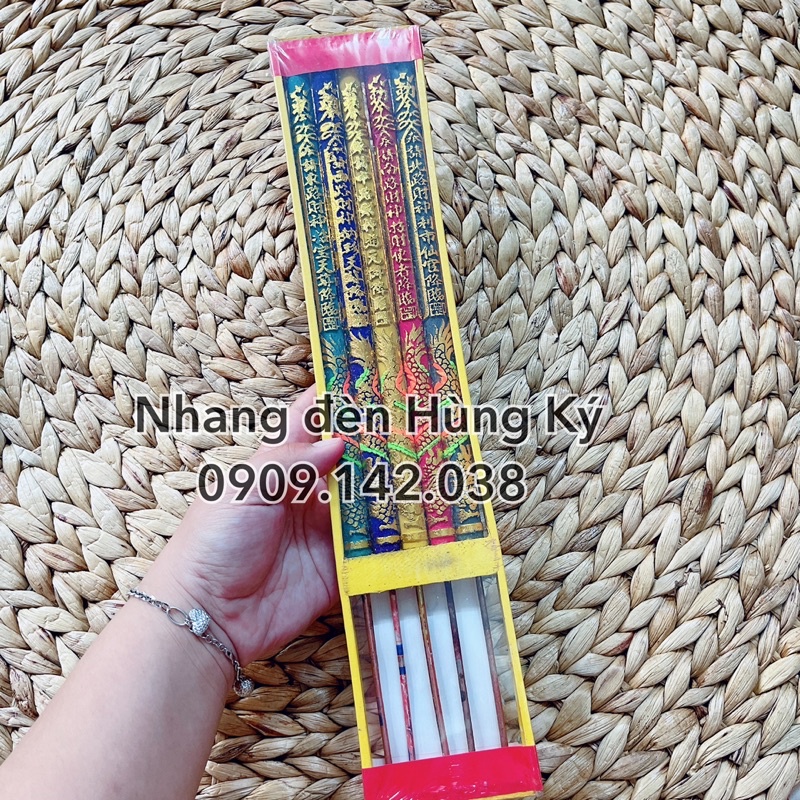 Nhang 5 cây 5 màu cúng Thần Tài