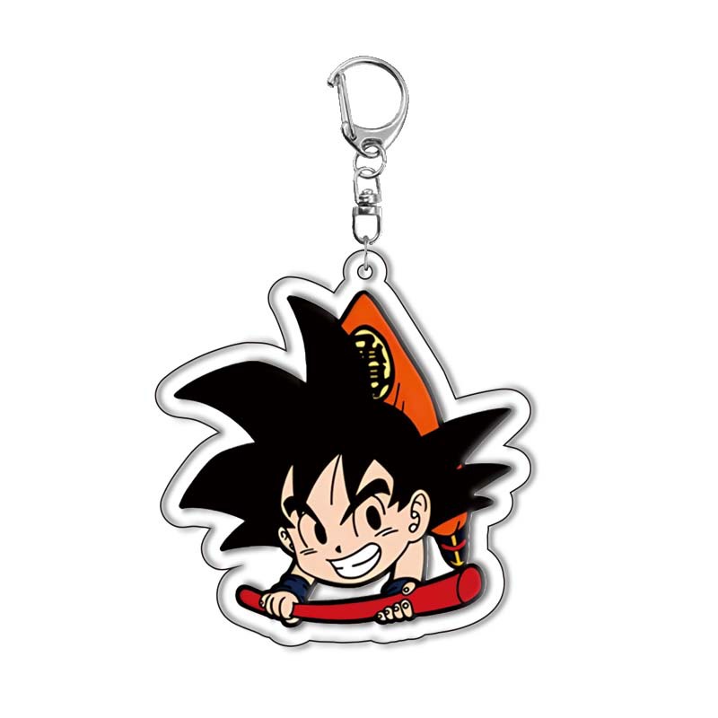 [14 mẫu] Móc khóa mica anime Dragon Ball (Hình in ép giữa 2 mặt mica) [T69 Shop]