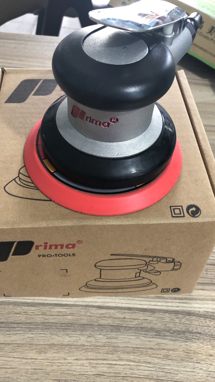 Máy chà nhám hơi Prima, đế 125mm