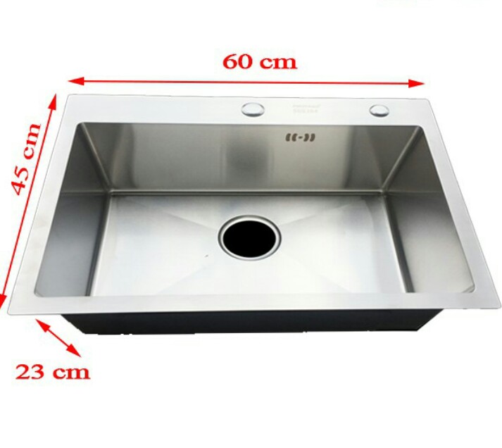 CHẬU RỬA CHÉN 1 HỐ INOX 304 ĐÚC