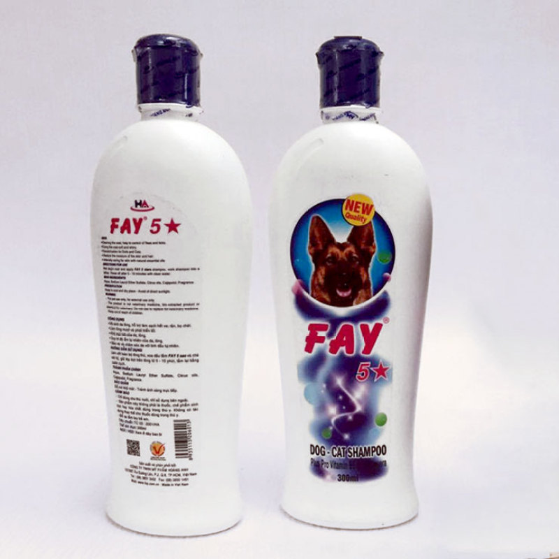 Sữa tắm Fay 5 Sao 300ml Dành cho chó mèo