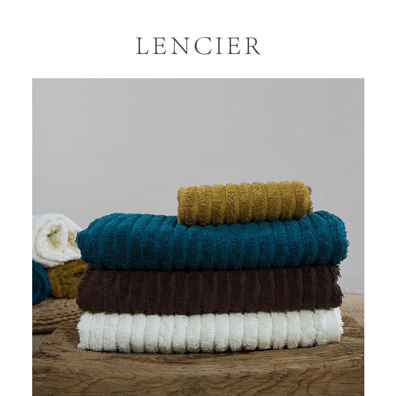 LENCIER Khăn Mặt 100% Cotton Khăn Mặt Khách Sạn Hút Nước