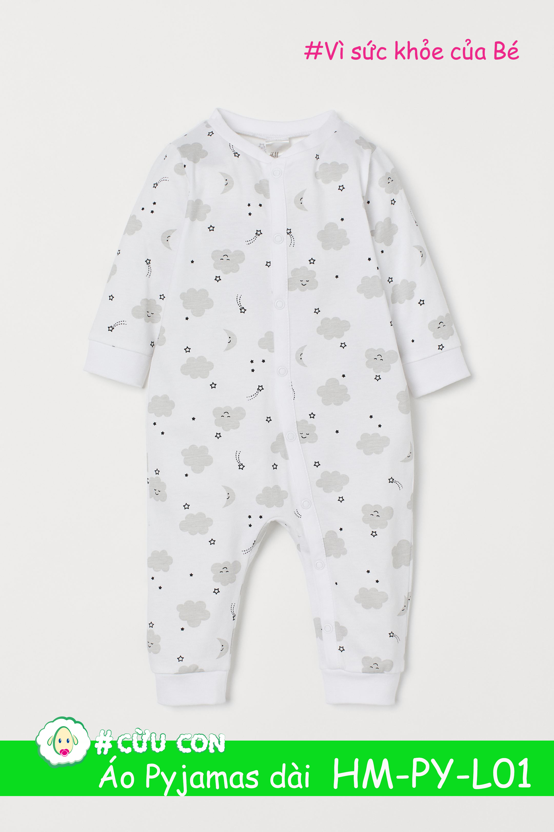 Áo Sleepsuit H&M UK Auth - L01