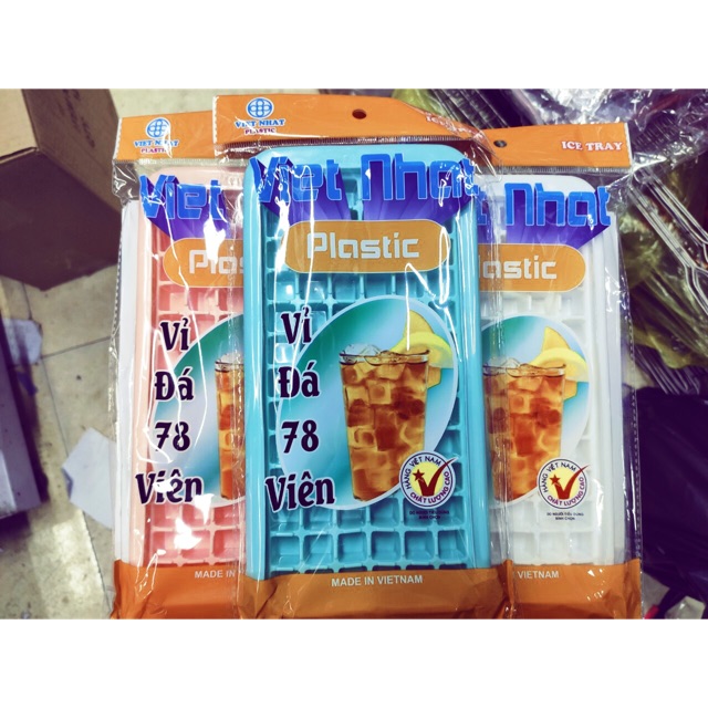 Khay làm đá 78 viên, vỉ đá nhiều ô