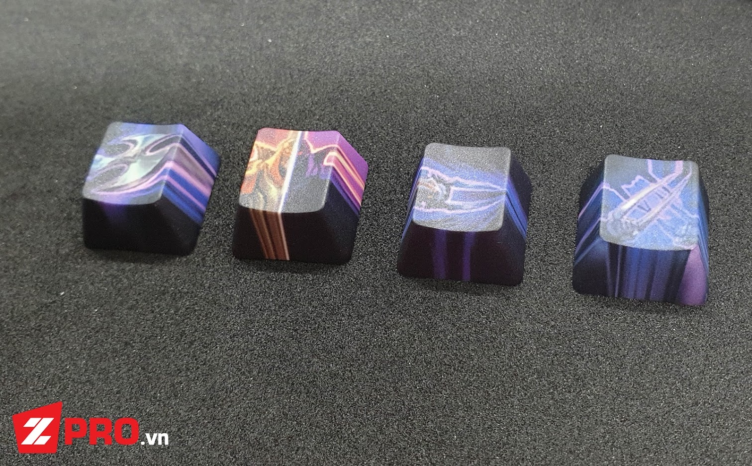 Bộ Keycap PBT Kỹ Năng Zed - Zed Skill (4 Phím)