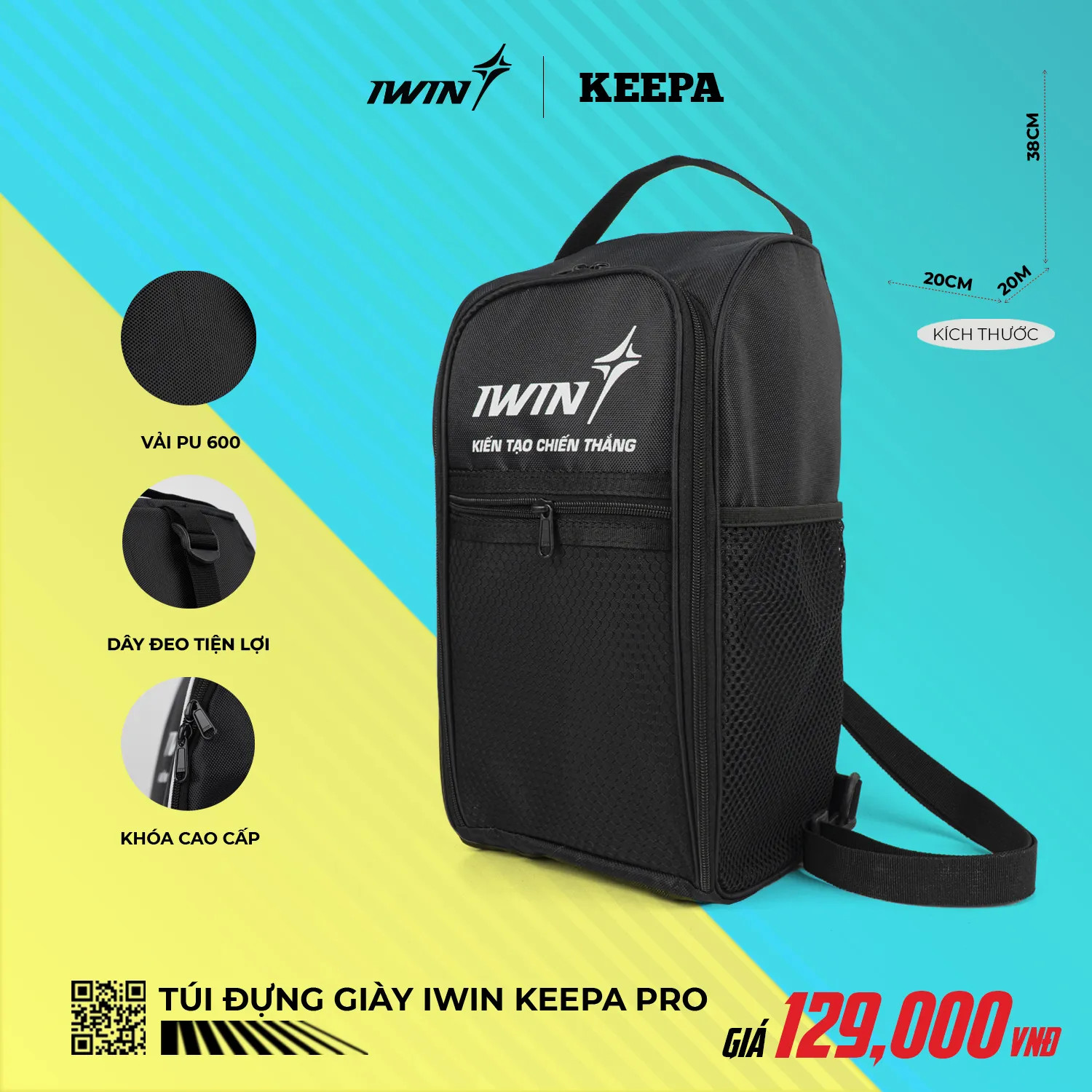 Túi đựng giày Iwin Keepa Pro - Dungcupsport