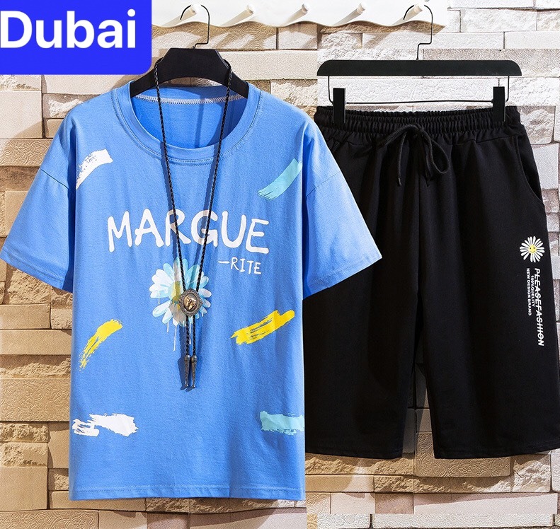 ĐỒ BỘ THỂ THAO HỌA TIẾT CHỮ MAGUE HOA CÚC SƠN , SET ĐỒ BỘ THỂ THAO, ĐỒ BỘ TẬP GYM MANG Ở NHÀ VÀ ĐI CHƠI , ĐỒ BỘ NAM PHONG CÁCH CAO CẤP - DUBAI FASHION