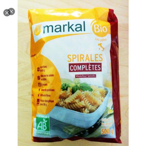 Mì xoắn Lứt Hữu Cơ Markal 500g