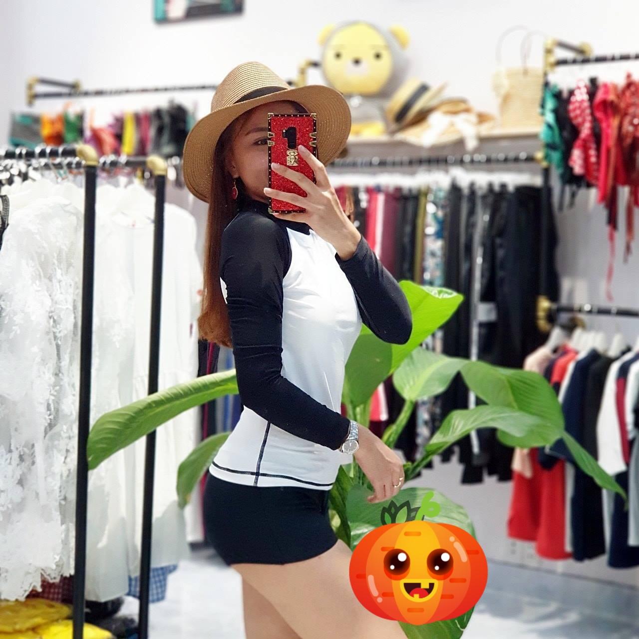 [HCM]Bikini tay dài học sinh