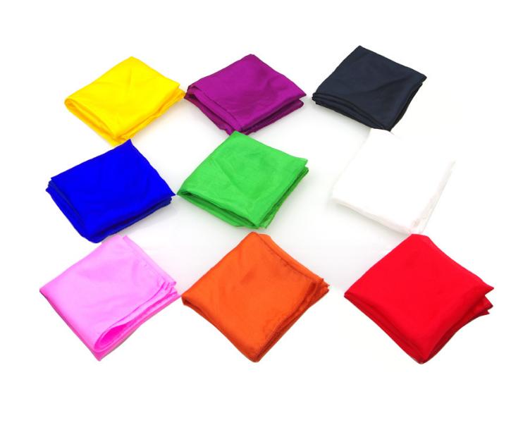 Ảo thuật phụ kiện khăn lụa tơ tằm biểu diễn 30x30cm