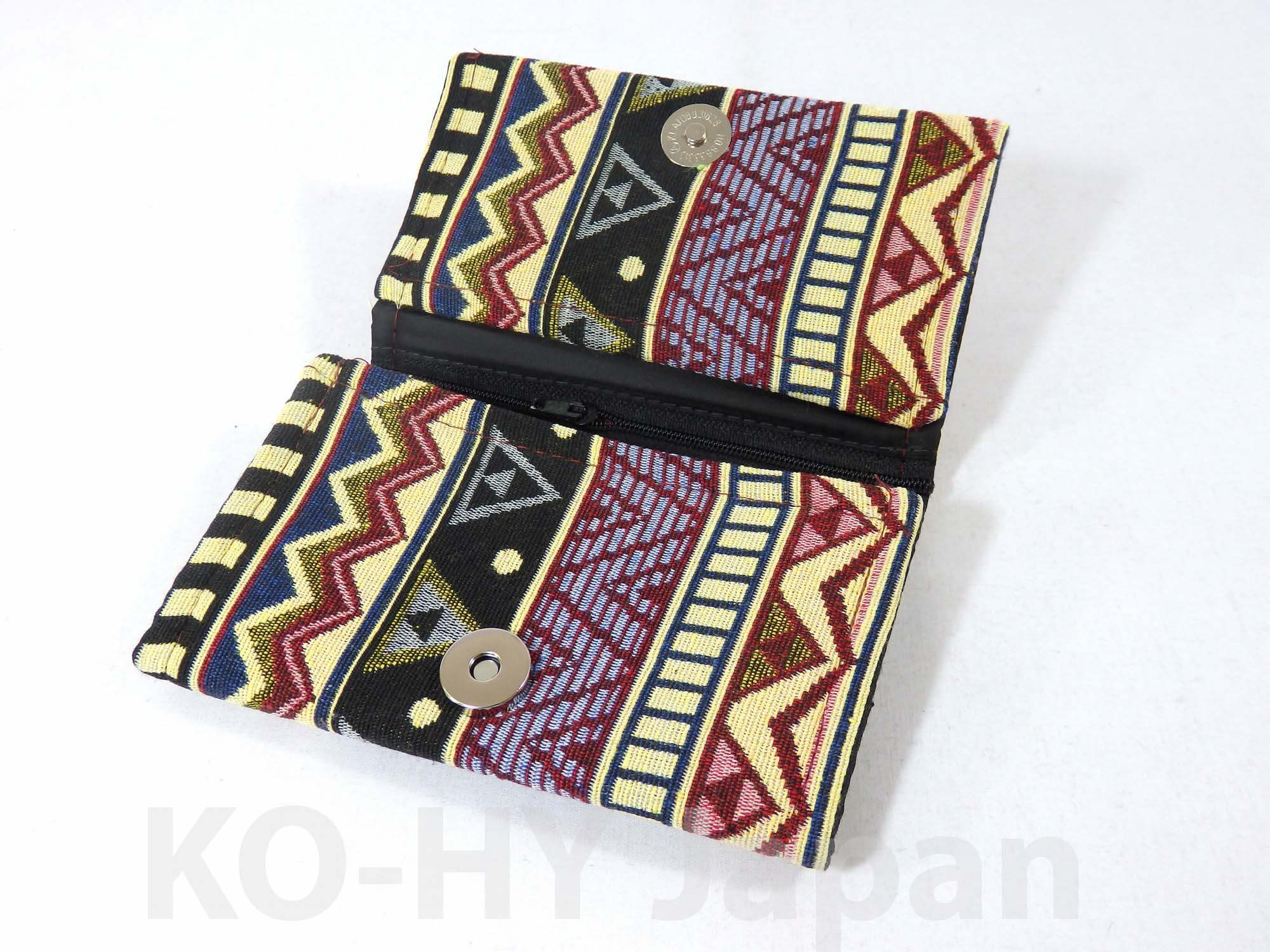 [HCM]Ví thời trang No brand Ethnic pattern folded wallet