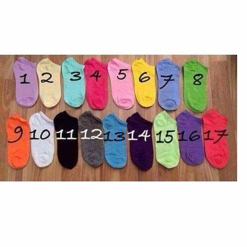 [HCM]Vớ trơn cổ ngắn cotton siêu mềm