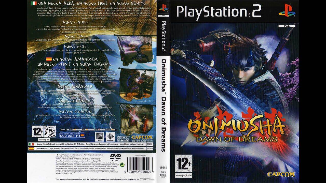 Game ps2 onimusha dawn of dreams