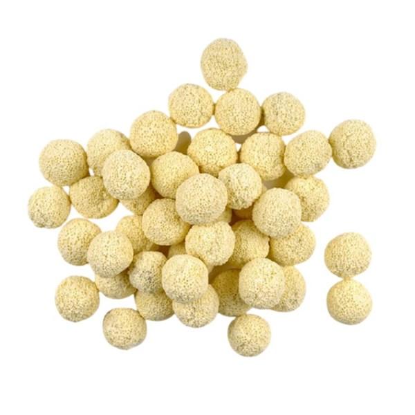 Sứ lọc viên Bi tròn Vàng ( 100g - 500g - 1kg)