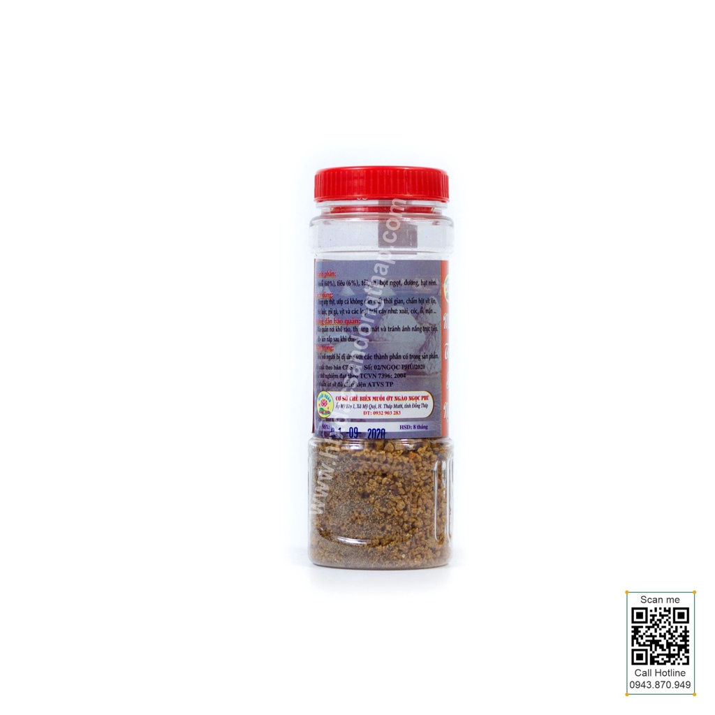 MUỐI TIÊU SỌ NGÀO NGỌC PHÚ - 100 Gram