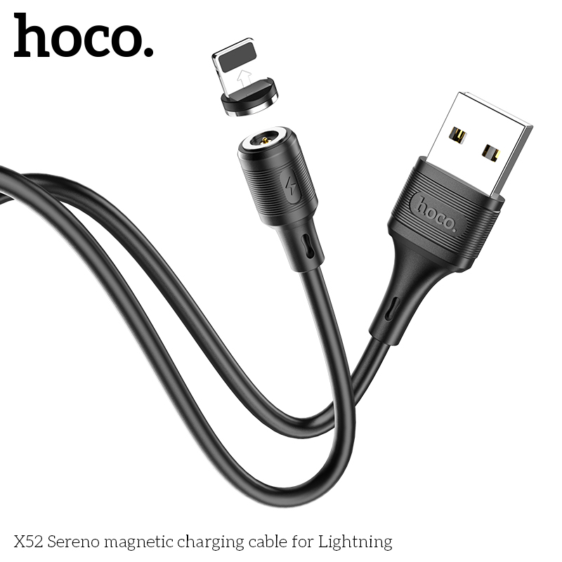 Dây sạc nam châm iphone type c micro usb hoco uc52  - cáp sạc lightning type c micro usb từ tính dùng cho IP androi samsung v...v  - KOI TECH