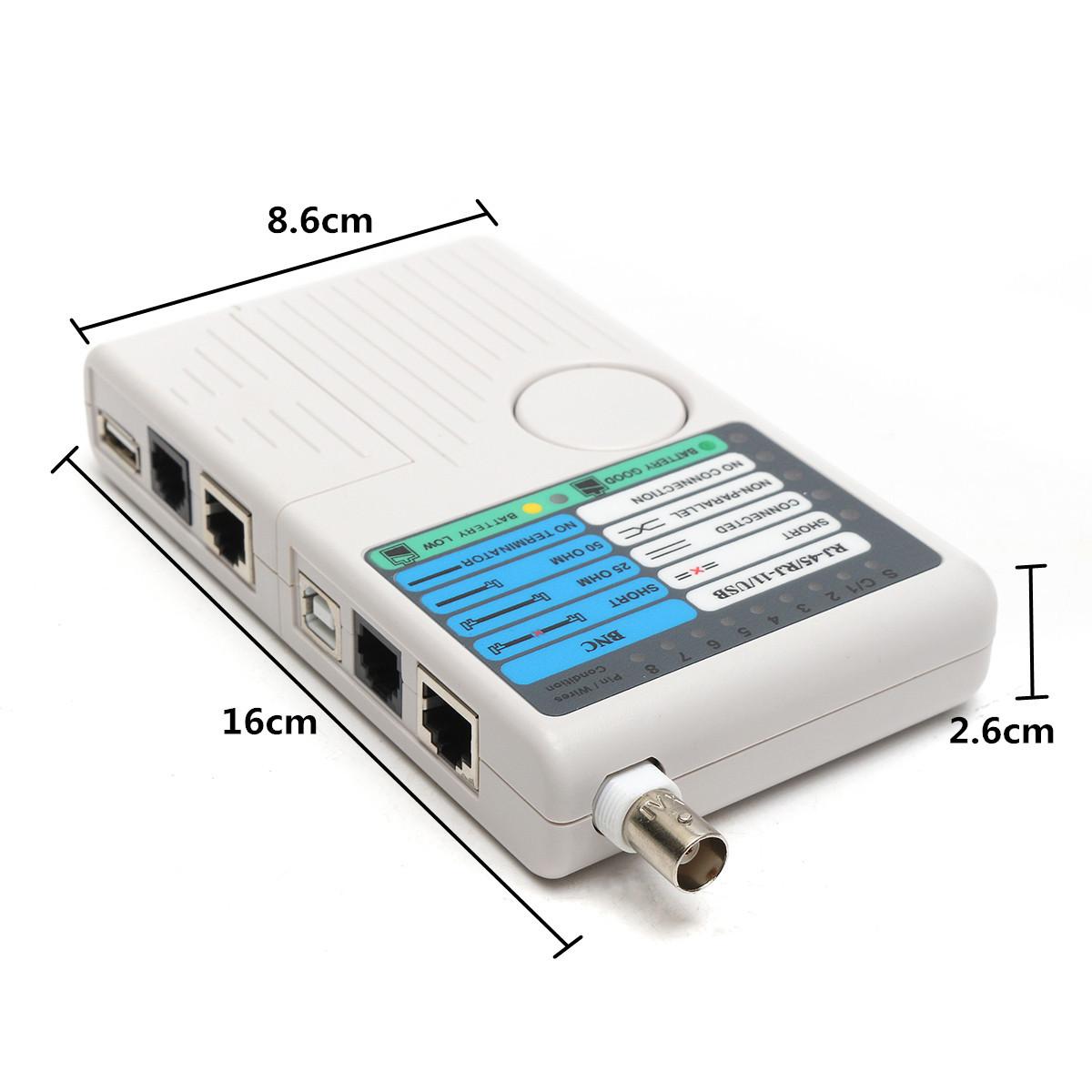 Máy test mạng đa năng 4 trong 1 bnc/ rj45/ rj11/ usb