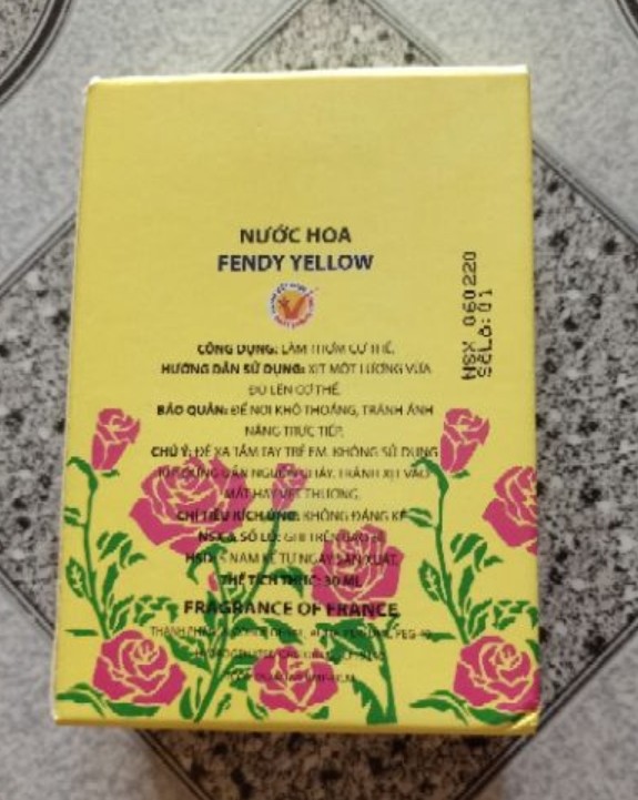 Nước hoa Fendy Yellow 30ml