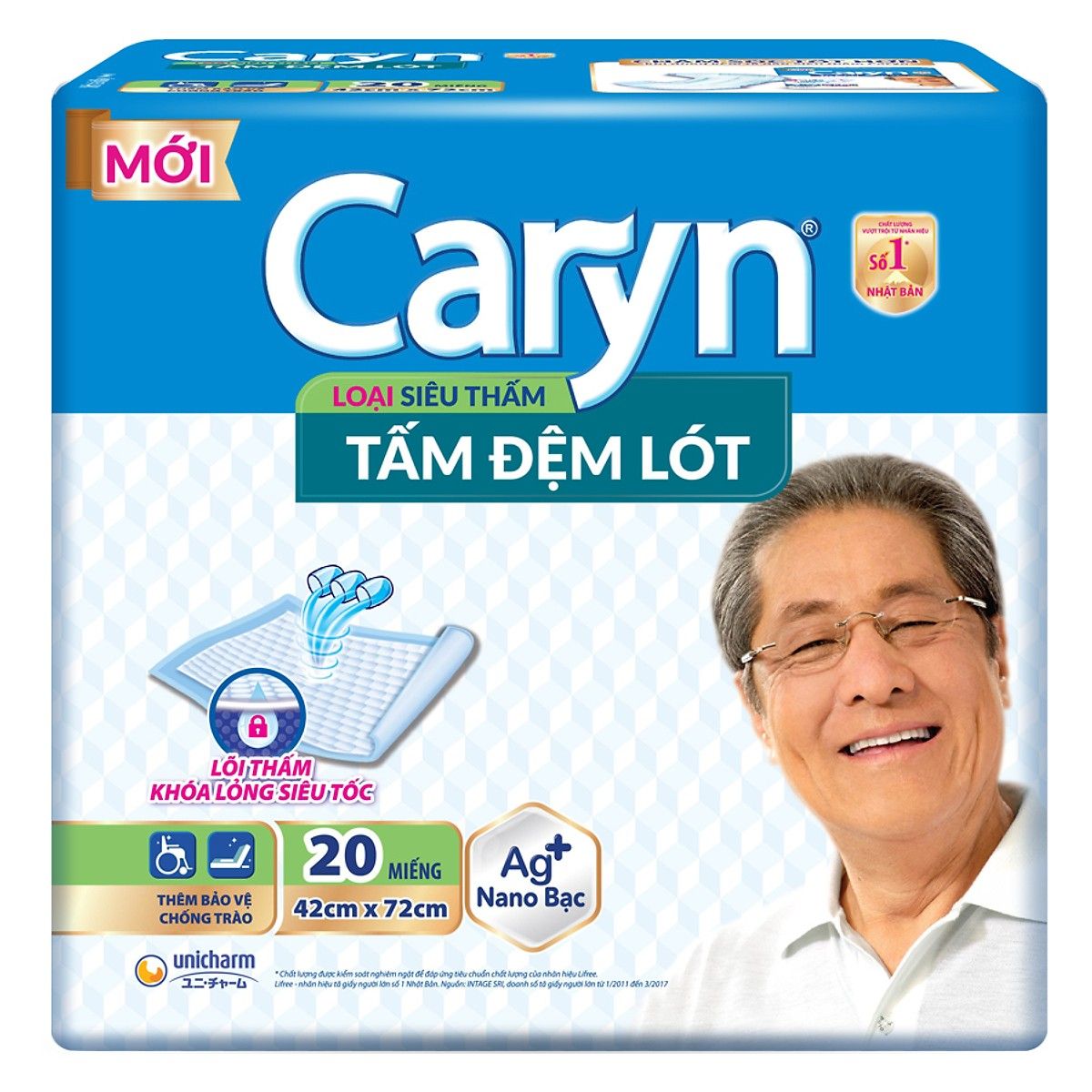 Tấm Đệm Lót Caryn 20 miếng (42x72cm)