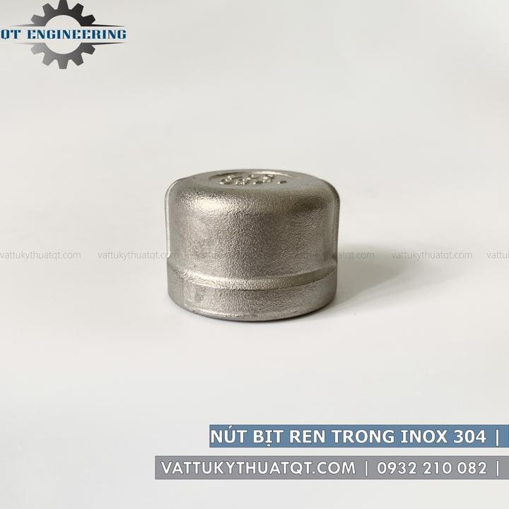 Nắp Bịt Ren Trong Inox 304 | DN8-DN32 (Phi 13mm-42mm) | VATTUKYTHUATQT.COM
