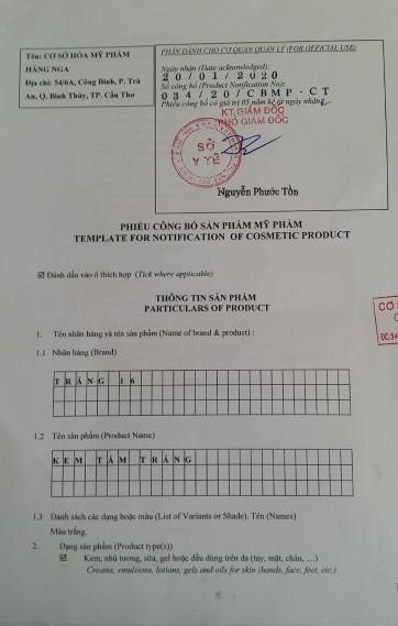 Kem Tắm Trắng TRĂNG 16 Hara