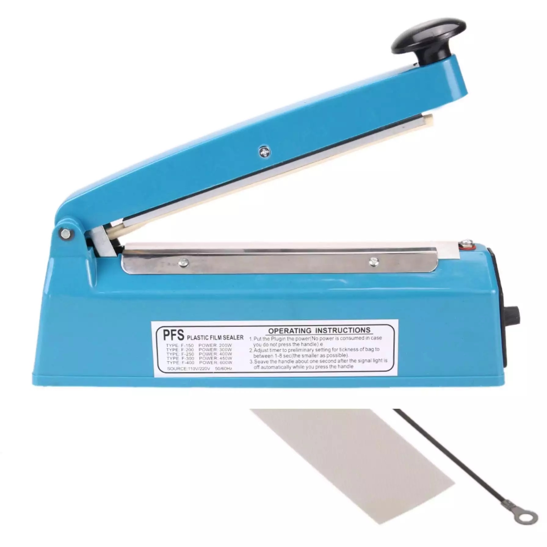 [TOP 1 LAZADA] Máy ép bọc mini, Máy đóng gói bao bì ép tay công suất 300W size 20cm- BẢO HÀNH 3 THÁNG- Máy dùng để hàn màng dẻo/nhựa, dán kín miệng túi nilon, hàn túi bóng, bao bì nilon