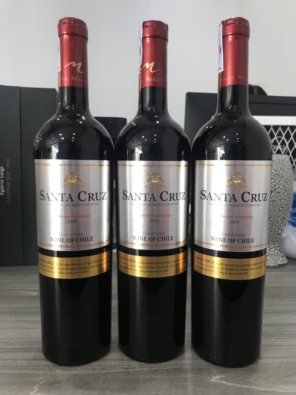 Vang Chile Santa Cruz nhập khẩu