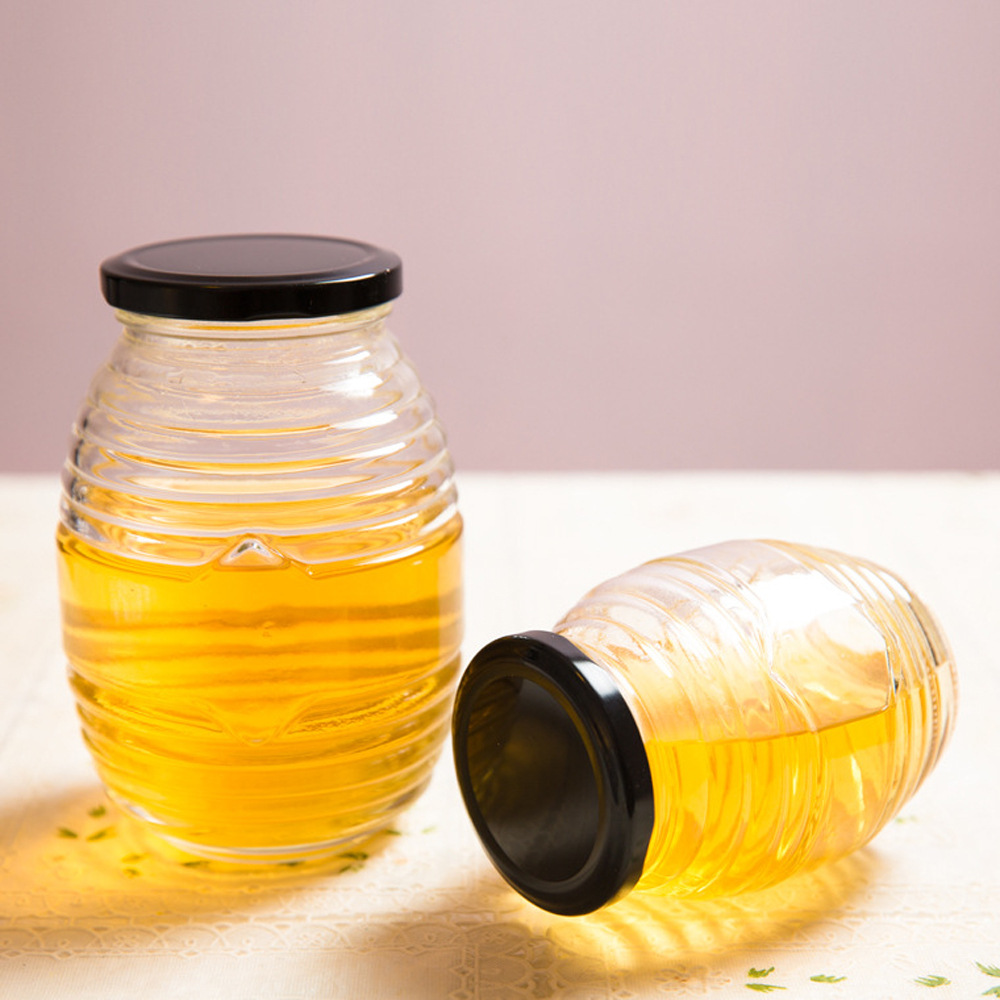 Hũ thuỷ tinh dáng ong đựng mật ong 200ml