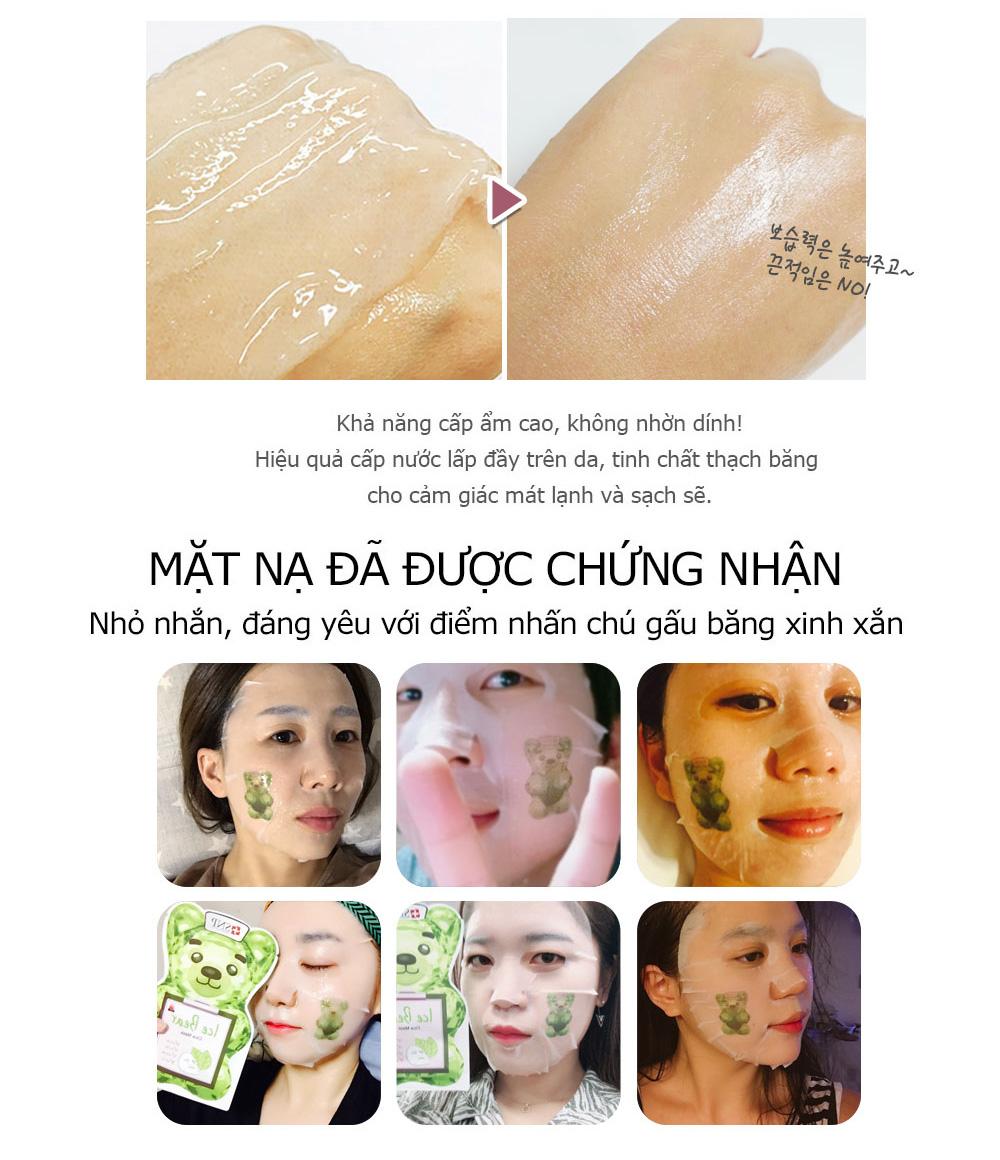 Mặt Nạ Ice Bear Mát Lạnh Ổn Định Da Nhạy Cảm SNP