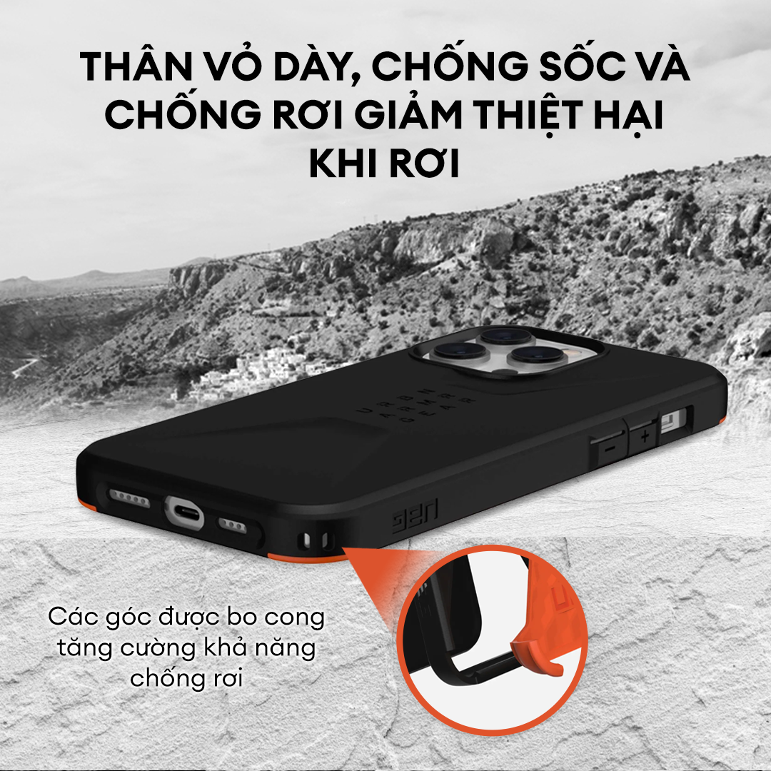 Ốp Lưng UAG CIVILIAN Cho iPhone 14 Plus [6.7 INCH]