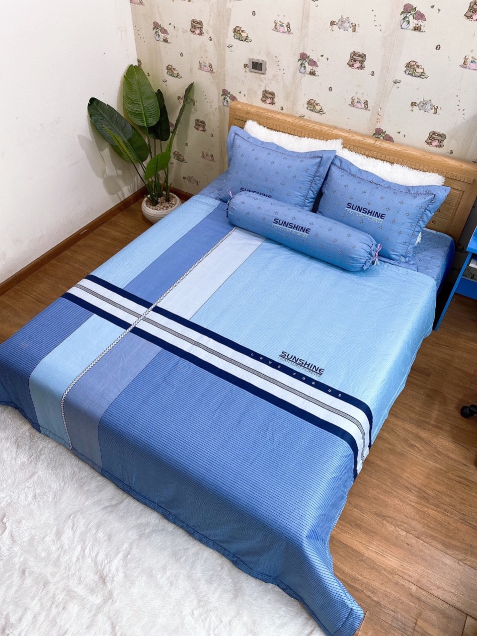 Set 5 món bộ lụa thái nhiều mẫu Kẻ Sọc cao cấp