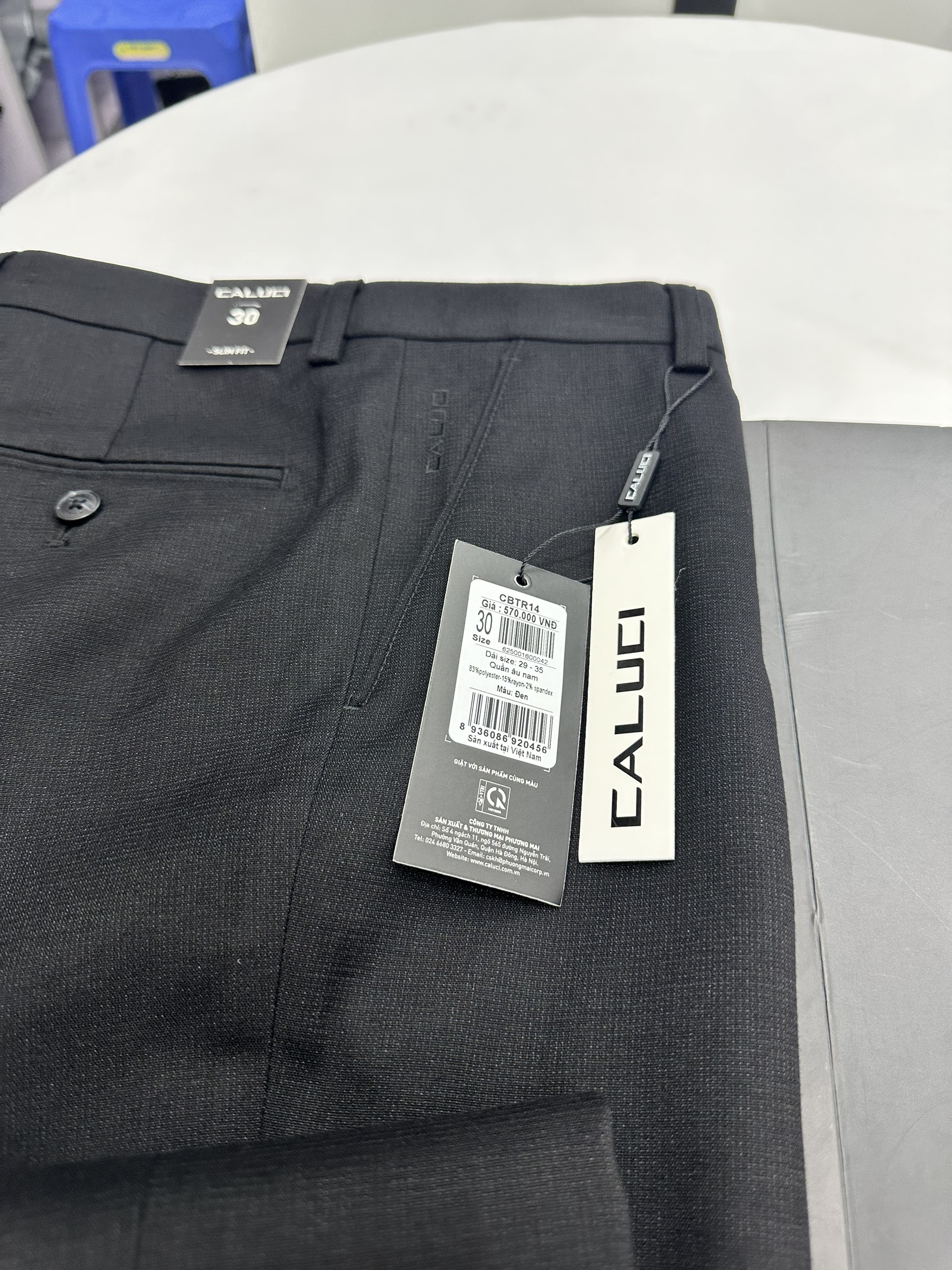 Quần tây (quần âu) CALUCI CBTR14