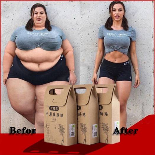Vimece.Com Hộp 10 Miếng Dán Rốn Tan Mỡ Bụng Trung Y Slimming Patch