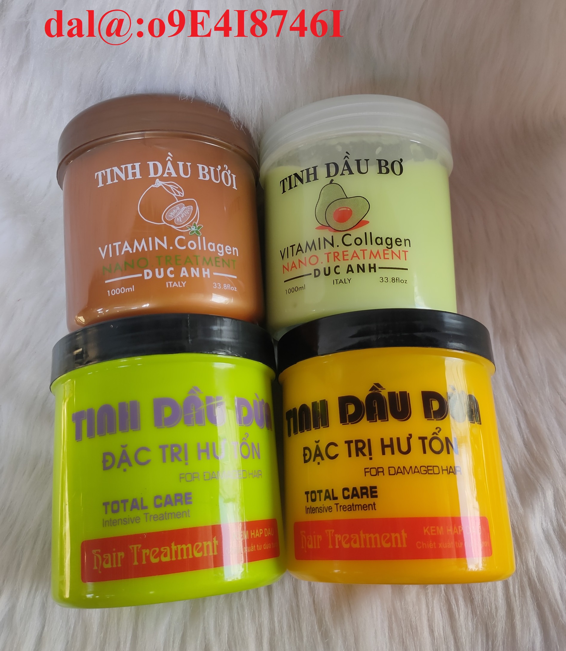 Hấp xả tóc tinh dầu Đức Anh