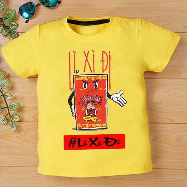 [HCM]Áo thun LÌ XÌ ĐI siêu độc | siêu cute | áo Tết 2021  LX03