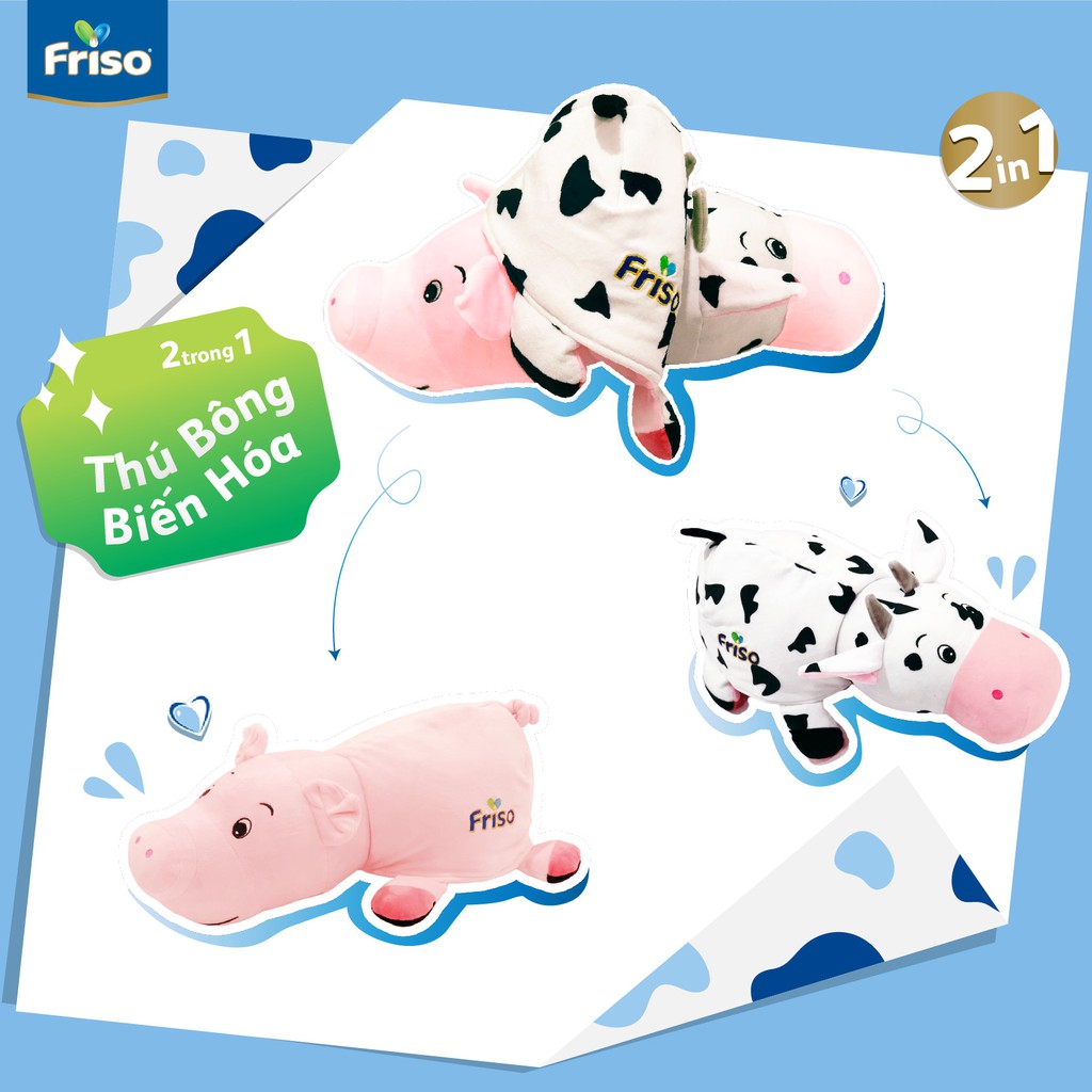 [Tặng 1 thú bông biến hình 2in1]Combo 2 lon sữa bột Nutren Junior 850g