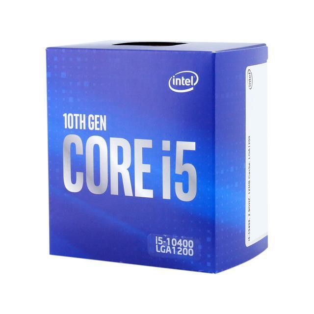 CPU Intel Core i5 10400F (2.9GHz turbo up to 4.3Ghz, 6 nhân 12 luồng) - Socket Intel LGA 1200 New Box