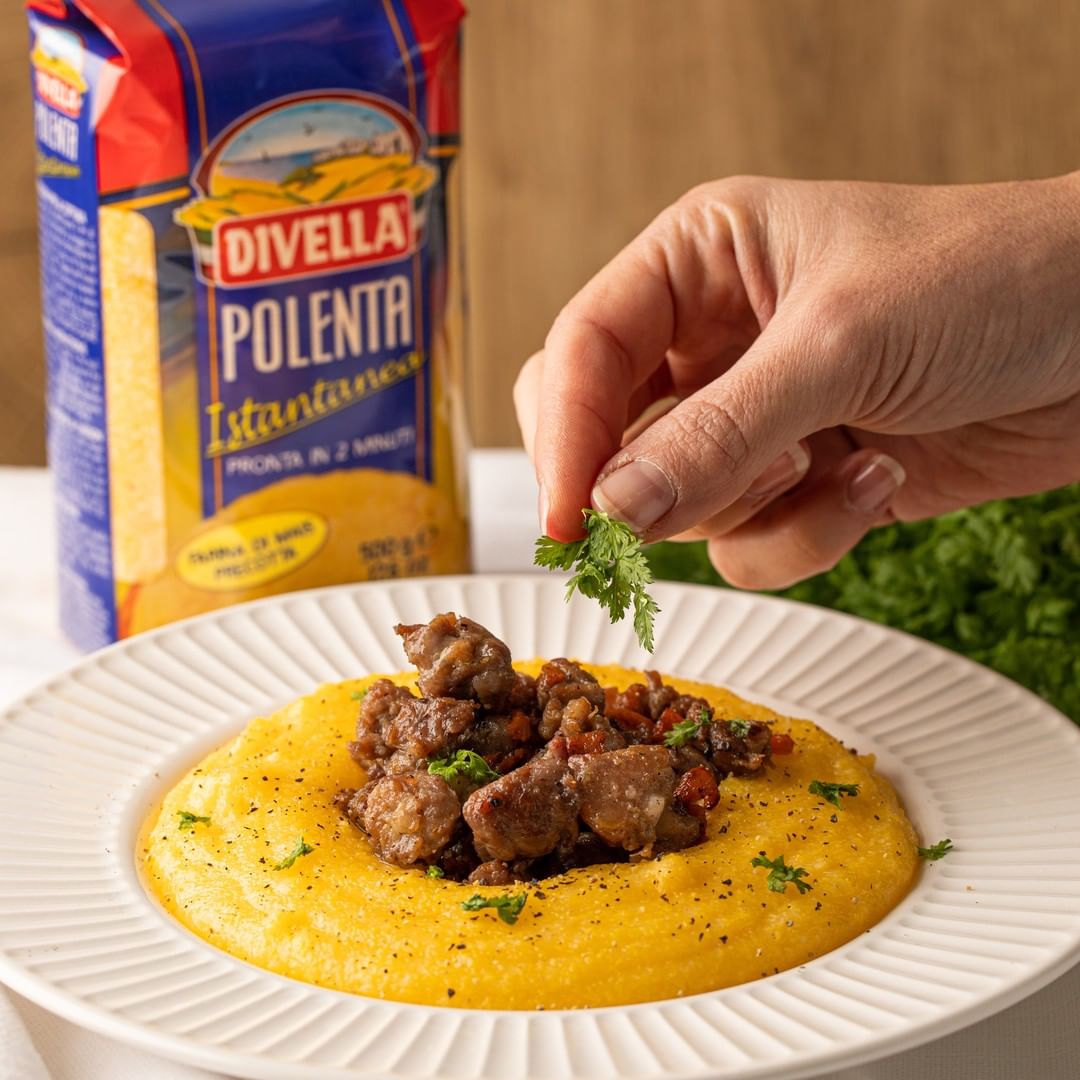Bột Ngô Polenta DIVELLA gói 500g [Bột Bắp Polenta Chính Hãng]