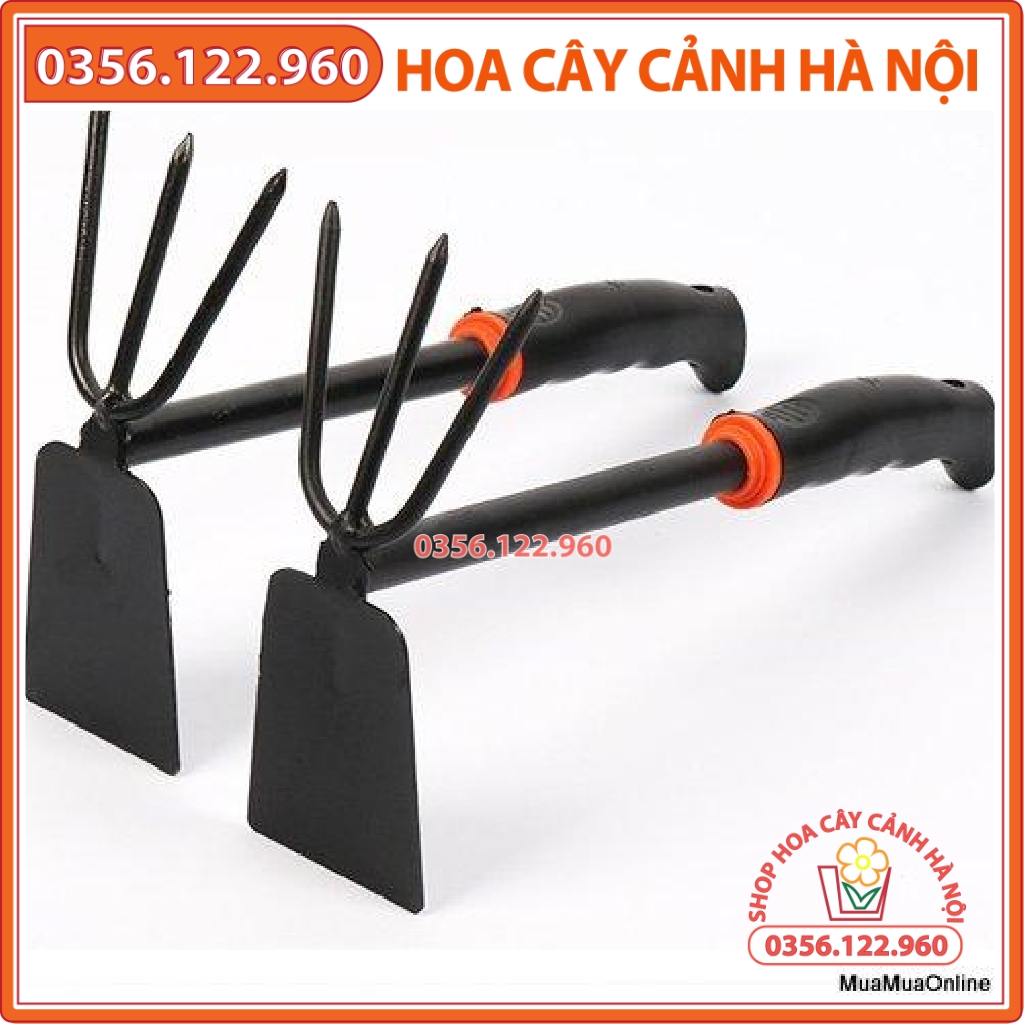 [Rẻ vô địch] CUỐC CÀO SỚI ĐẤT 2 ĐẦU MINI CÁN CAO SU dài 30cm tiện dụng