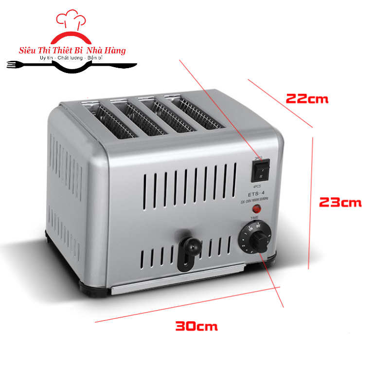 Máy nướng bánh sanwich 4 lát