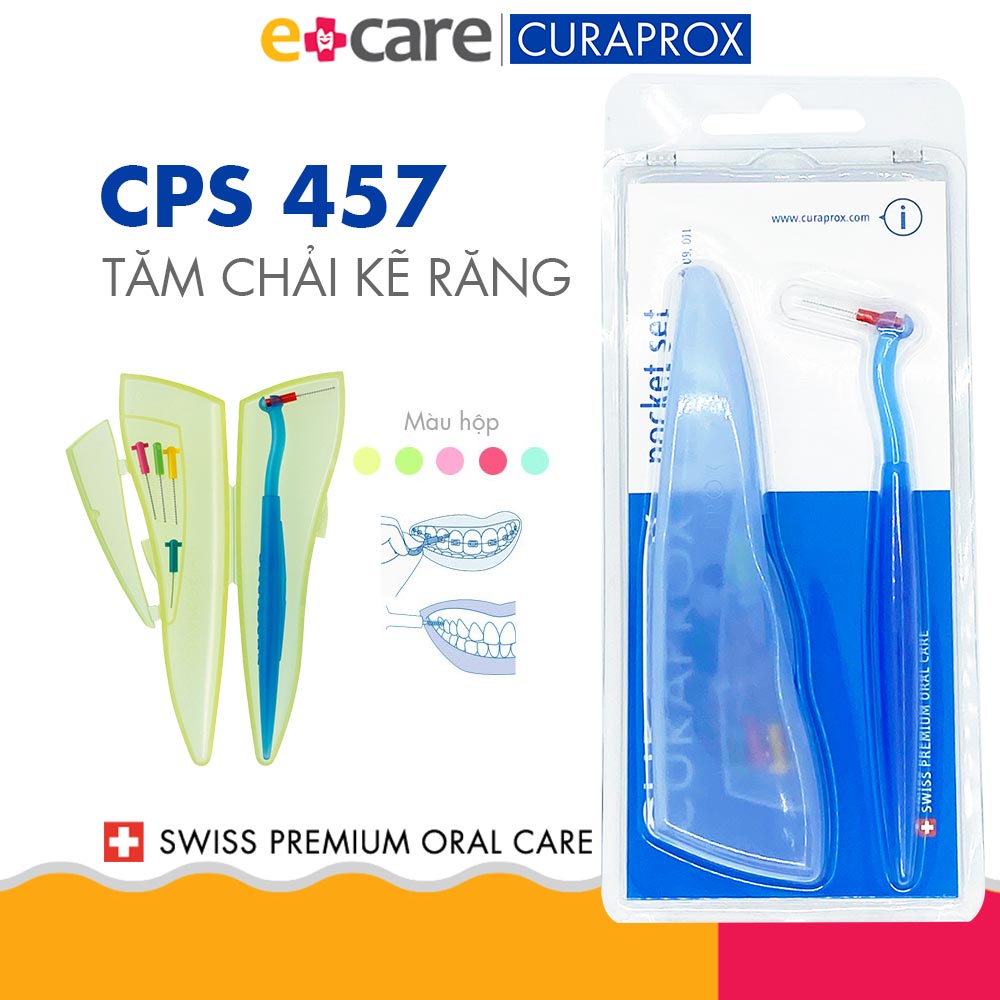 Hộp Tăm Kẽ Răng CURAPROX CPS 457 Pocket Set 5 size