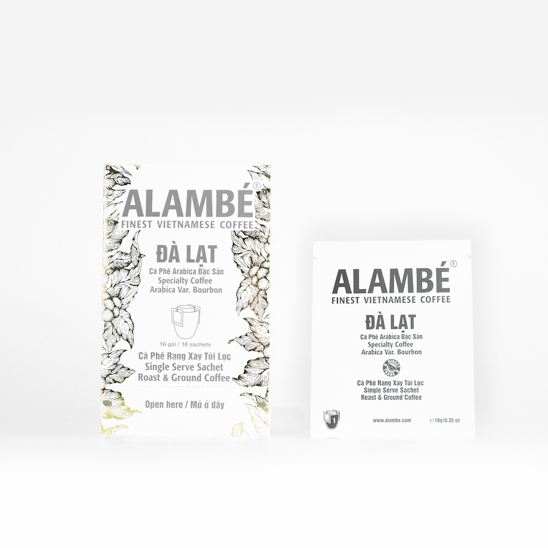 [HCM]CÀ PHÊ TÚI LỌC ALAMBÉ - ĐÀ LẠT (18 gói x 10g)