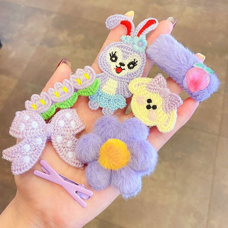 Set 10 kẹp tóc phong cách Hàn Quốc cho bé cực đẹp