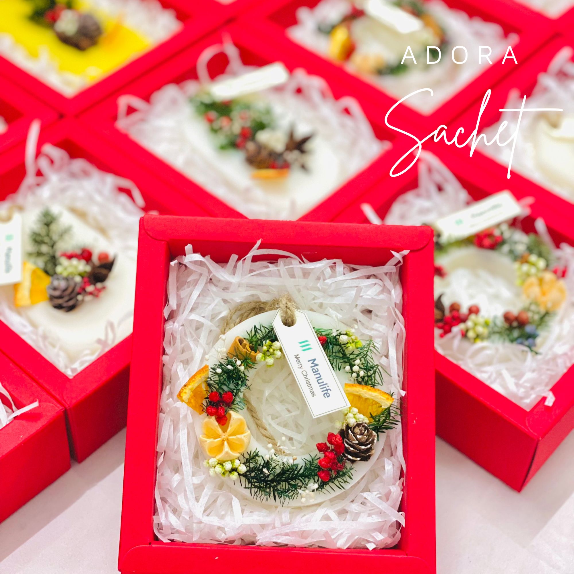 Sáp thơm phòng giáng sinh | Đồ trang trí phòng giáng sinh | ADORA