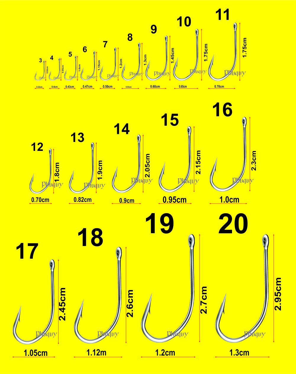 Hộp Lưỡi Câu Thép Mạ Inox ( Mã C )