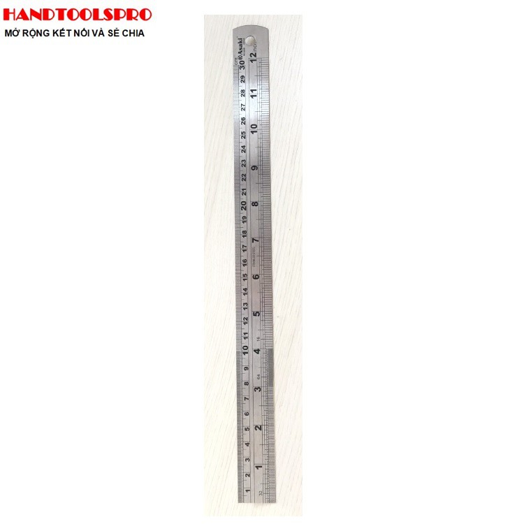 Thước lá Inox 300mm Asaki AK-2538