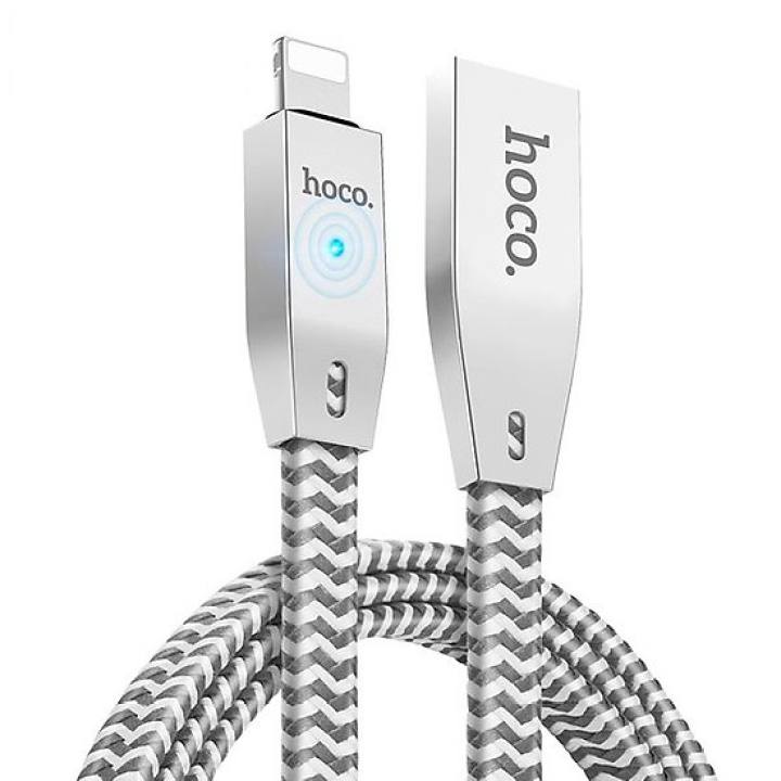 Cáp sạc hoco ip10 dây lưới u11 dẹpcáp sạc iphone - ipad dây cáp lightning tự ngắt sạc hoco u11 cáp sạc cho iphone hoco u11 dây dù tự ngắt giá luôn luôn thấp nhất.