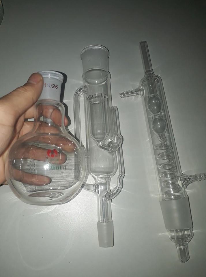 Bộ chưng cất , chiết soxhlet các cỡ