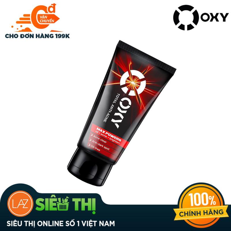 Kem Rửa Mặt Ngăn Ngừa Mụn Cho Nam OXY Total Anti Acne 100G