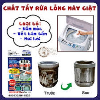 [HCM]Bột tẩy vệ sinh lồng máy giặt (Nhật Bản)